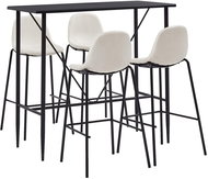 5-piece bar set textile cream 279868 - Bar Set