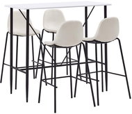 5-piece bar set textile cream 279891 - Bar Set