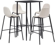 5-piece bar set textile cream 279958 - Bar Set