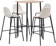 5-piece bar set textile cream 3050060 - Bar Set