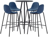 5-piece bar set textile blue 3051128 - Bar Set