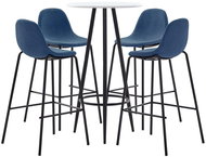 5-piece bar set textile blue 3051136 - Bar Set