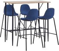 5-piece bar set textile blue 3051191 - Bar Set