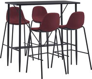 5-piece bar set textile wine 3051298 - Bar Set