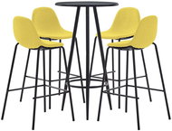 5-piece bar set textile yellow 279755 - Bar Set