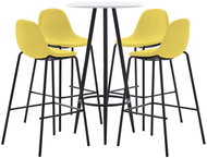 5-piece bar set textile yellow 279801 - Bar Set