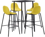 5-piece bar set textile yellow 279968 - Bar Set
