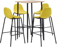 5-piece bar set textile yellow 3050070 - Bar Set