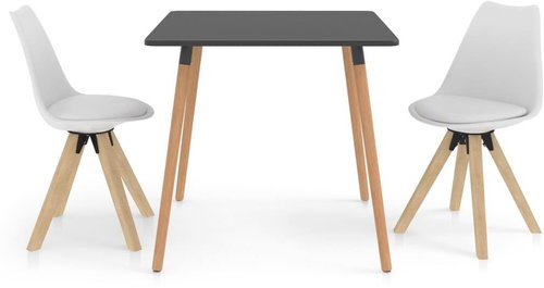 3-piece dining set white 3057085 - Dining Set - Main image