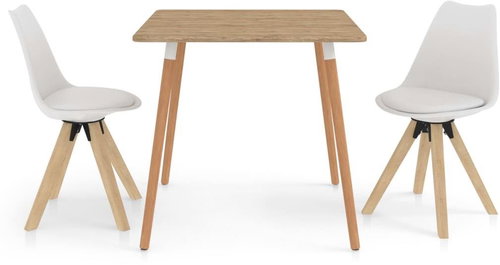 3-piece dining set white 3057133 - Dining Set - Main image