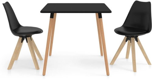 3-piece dining set black 3057039 - Dining Set - Main image