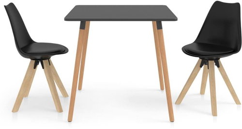 3-piece dining set black 3057087 - Dining Set - Main image