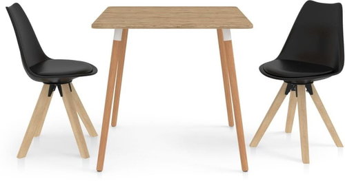 3-piece dining set black 3057135 - Dining Set - Main image