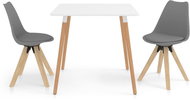3-piece dining set gray 3056990 - Dining Set