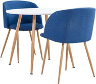 3-piece dining set textile blue 3054240 - Dining Set