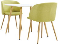 3-piece dining set textile green 3054002 - Dining Set