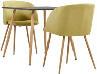 3-piece dining set textile green 3054082 - Dining Set
