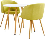 3-piece dining set textile green 3054242 - Dining Set