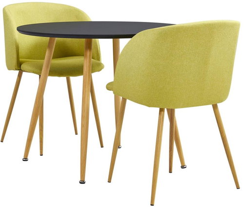 3-piece dining set textile green 3054282 - Dining Set - Main image