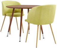 3-piece dining set textile green 3054362 - Dining Set