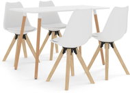 5-piece Dining Set White 3057181 - Dining Set