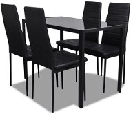 5-piece dining set black 242986 - Dining Set