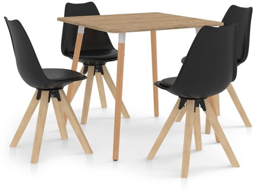 5-piece dining set black 3057159 - Dining Set - Main image