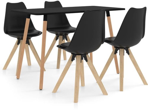 5-piece dining set black 3057231 - Dining Set - Main image