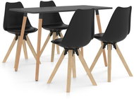 5-piece dining set black 3057279 - Dining Set