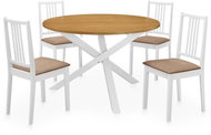 5-piece Dining Set MDF White 276402 - Dining Set