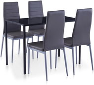 5-piece dining set gray 281695 - Dining Set