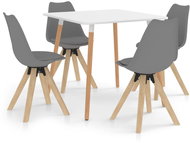5-piece dining set gray 3057014 - Dining Set