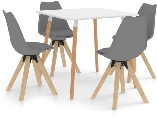 5-piece dining set gray 3057014 - Dining Set - Main image