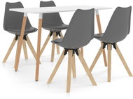 5-piece dining set gray 3057182 - Dining Set