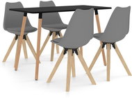 5-piece dining set gray 3057230 - Dining Set