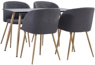 5-Piece Dining Set, Fabric, Taupe 3053810 - Dining Set