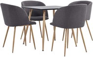 5-Piece Dining Set, Fabric, Taupe 3054051 - Dining Set