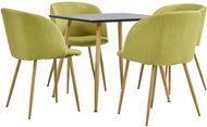 5-Piece Dining Set, Fabric, Green 3054043 - Dining Set