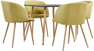 5-Piece Dining Set, Fabric, Green 3054083 - Dining Set