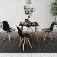 Five-piece Dining Table and Chair Set Black 243560 - Dining Set