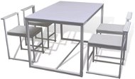 Pětidílný jídelní set stůl a židle bílý 244268 - Jedálenská súprava