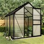 Greenhouse with Base Frame Anthracite Aluminium 3.61m2 - Greenhouse