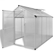 Spevnený hliníkový skleník so základným rámom 190 × 242 × 195 cm 4,6 m2 - Skleník