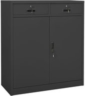 SHUMEE anthracite 90 × 40 × 102 cm - Office Drawer