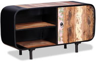 SHUMEE recyklované dřevo 90 × 30 × 48 cm - TV stolek