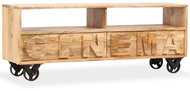 SHUMEE z masivního mangovníkového dřeva 120 × 30 × 48 cm - TV stolek