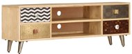 SHUMEE 120 × 30 × 40 cm masívne mangovníkové drevo - TV stolík