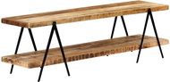 SHUMEE 160 × 40 × 50 cm masivní mangovníkové dřevo - TV stolek