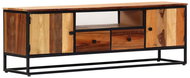 SHUMEE 120 × 30 × 40 cm masivní recyklované dřevo  - TV stolek