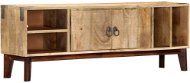 SHUMEE 130 × 30 × 46 cm masívne hrubé mangovníkové drevo - TV stolík